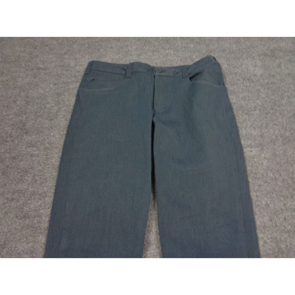 Makers & Riders Pants Men 32X32 Blue Traveler Stretch Jeans Commute Lightweight - Picture 3 of 13